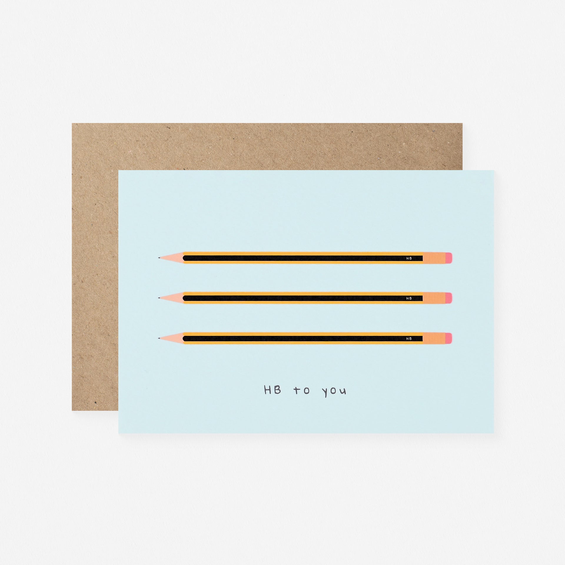 Rumble Cards HB Pencil Birthday Card 