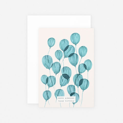 Season Paper Dans Les Airs Birthday Card
