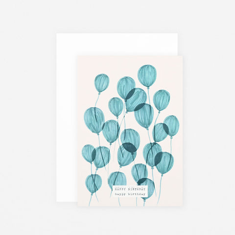 Dans Les Airs Birthday Card