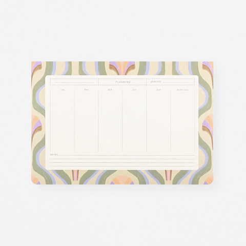 Weekly Notepad Mother Of Pearl