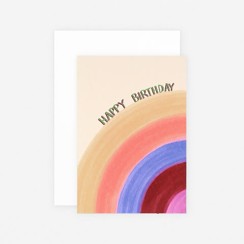 Rainbow Birthday Card