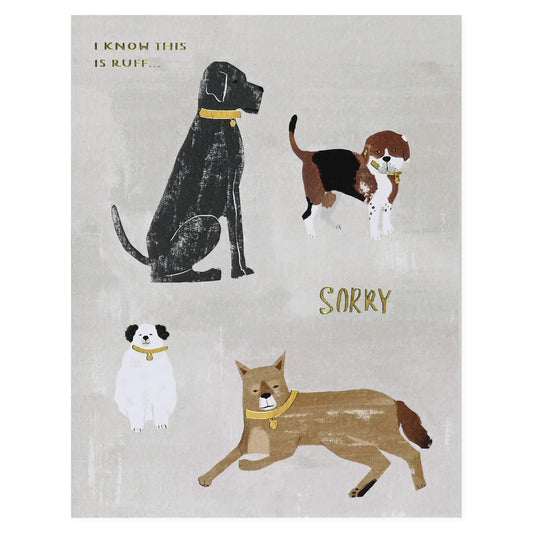 Seedlings I Know This Is Ruff Pet Sympathy Card With Plantable Envelope 