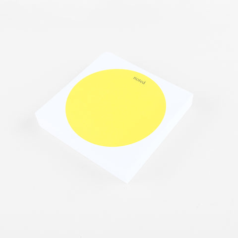 Smitten on Paper Yellow Dot Chunky Notepad 