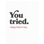 Spacepig Press You Tried Father's Day Card 