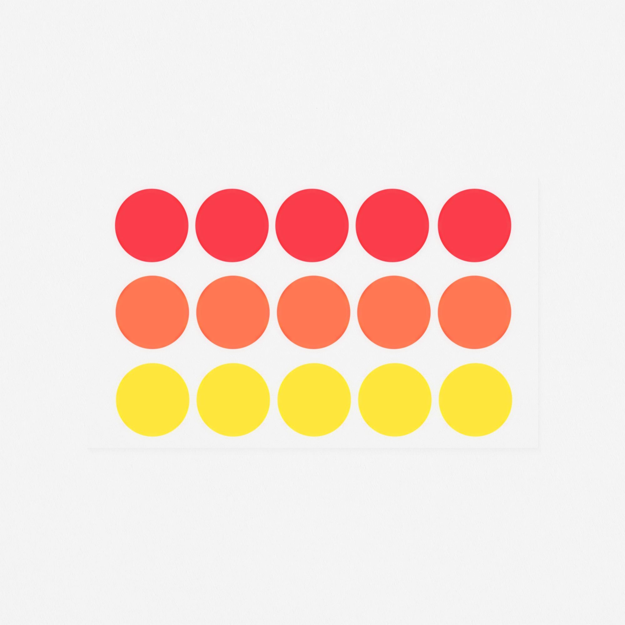 Circular Washi Tape Patches Shuffle Fine | 8mm, 16mm Or 20mm