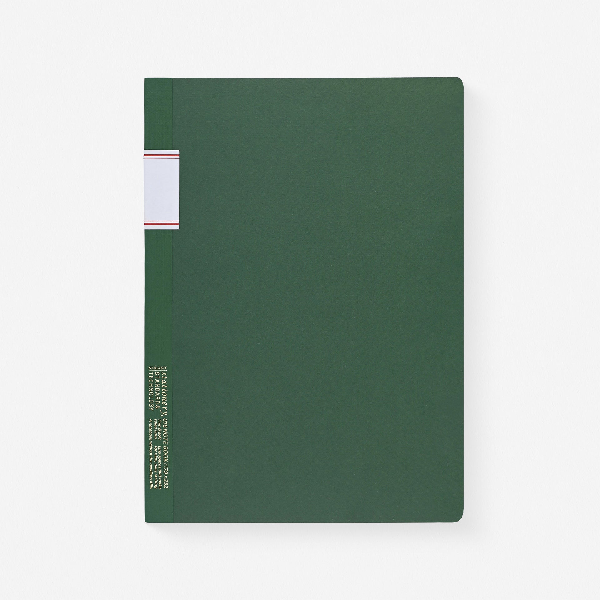 Stalogy 016  B5 Notebook Lined Green Or Grey Green