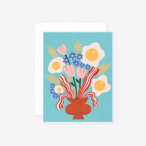 Studio Toute Bacon & Egg Brunch Bouquet Greeting Card