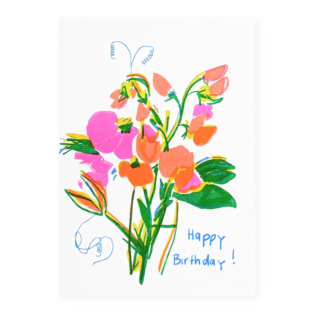 Birthday Flowers Greeting Card