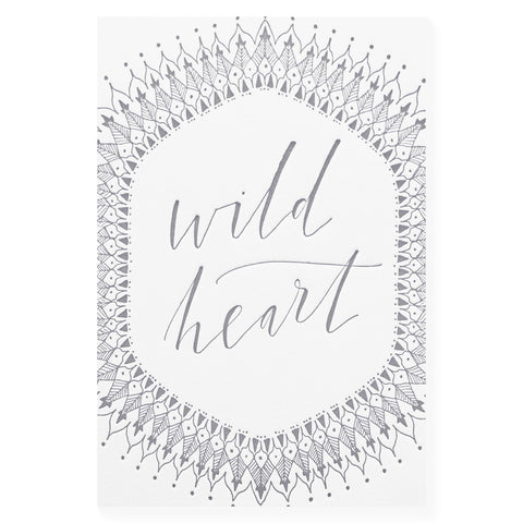 THE LITTLE PRESS Wild Heart Greeting Card