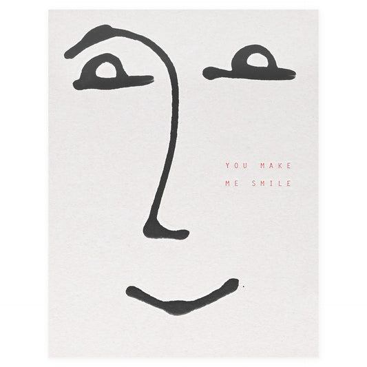 Moglea The Smile Greeting Card 