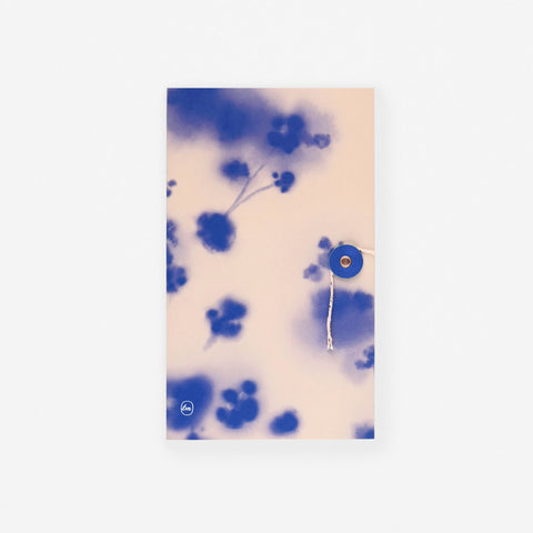 Tinne Mia Blue Blossom Refillable Notebook With Japanese Closure