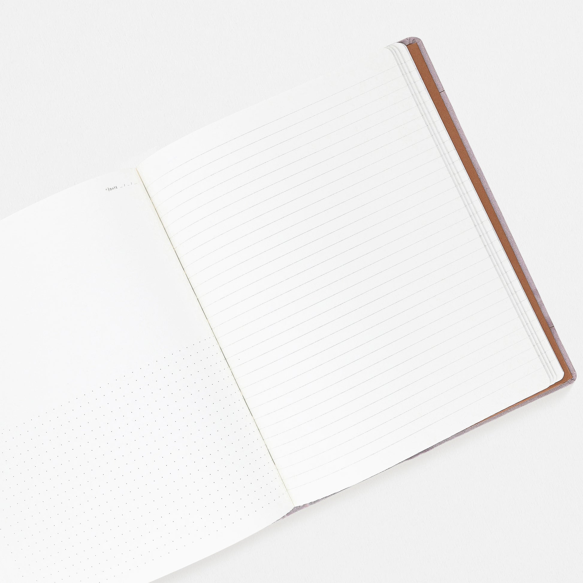 Tinne + Mia Fleur De Brume Linen  Notebook Lined/Dot Grid 