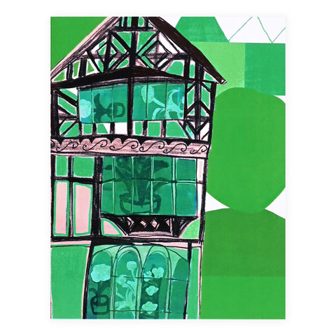 Colleen Harrington Tudor House Greeting Card