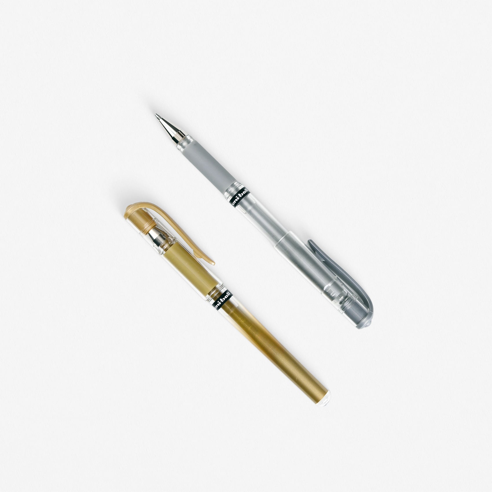 Mitsubishi Uni-Ball Signo Gel Impact Pen Broad 1.0 mm | Gold or Silver 