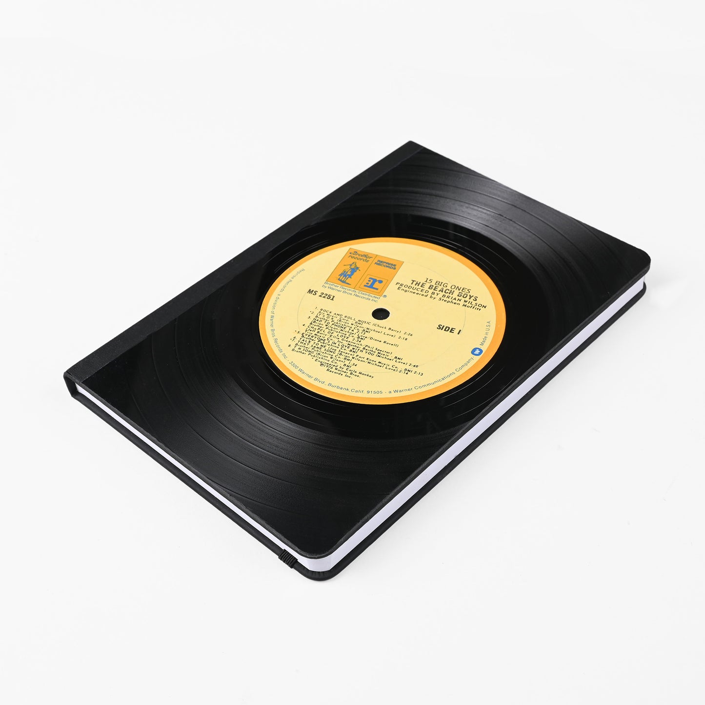 Vinylux Vintage Vinyl LP  Record Journal Lined | Various Albums "15 Big Ones" ~ The Beach Boys (1976)