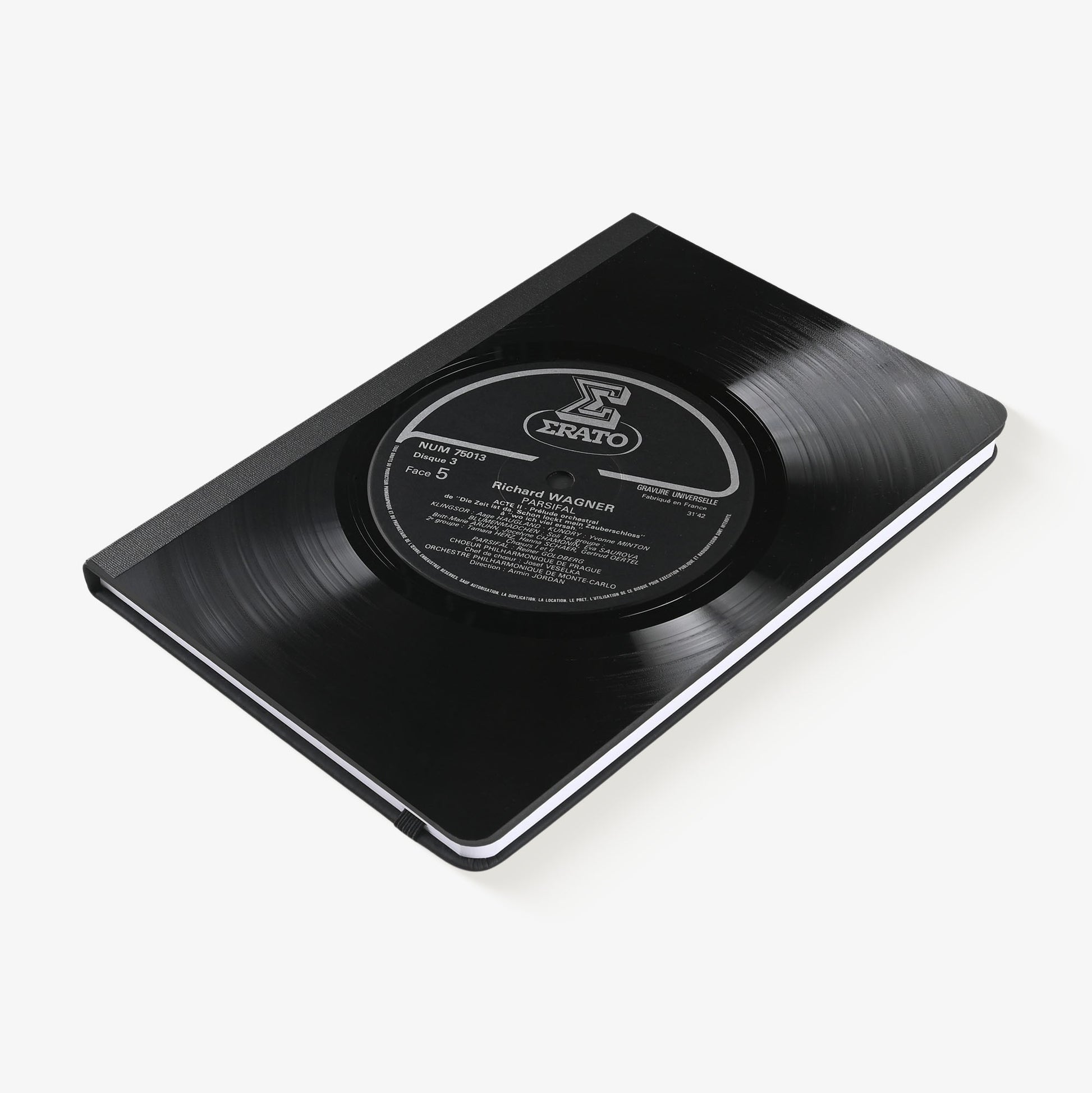 Vinylux Vintage Vinyl LP  Record Journal Lined | Various Albums "Parsifal" ~ Richard Wagner/Orchestre Philharmonique De Monte Carlo