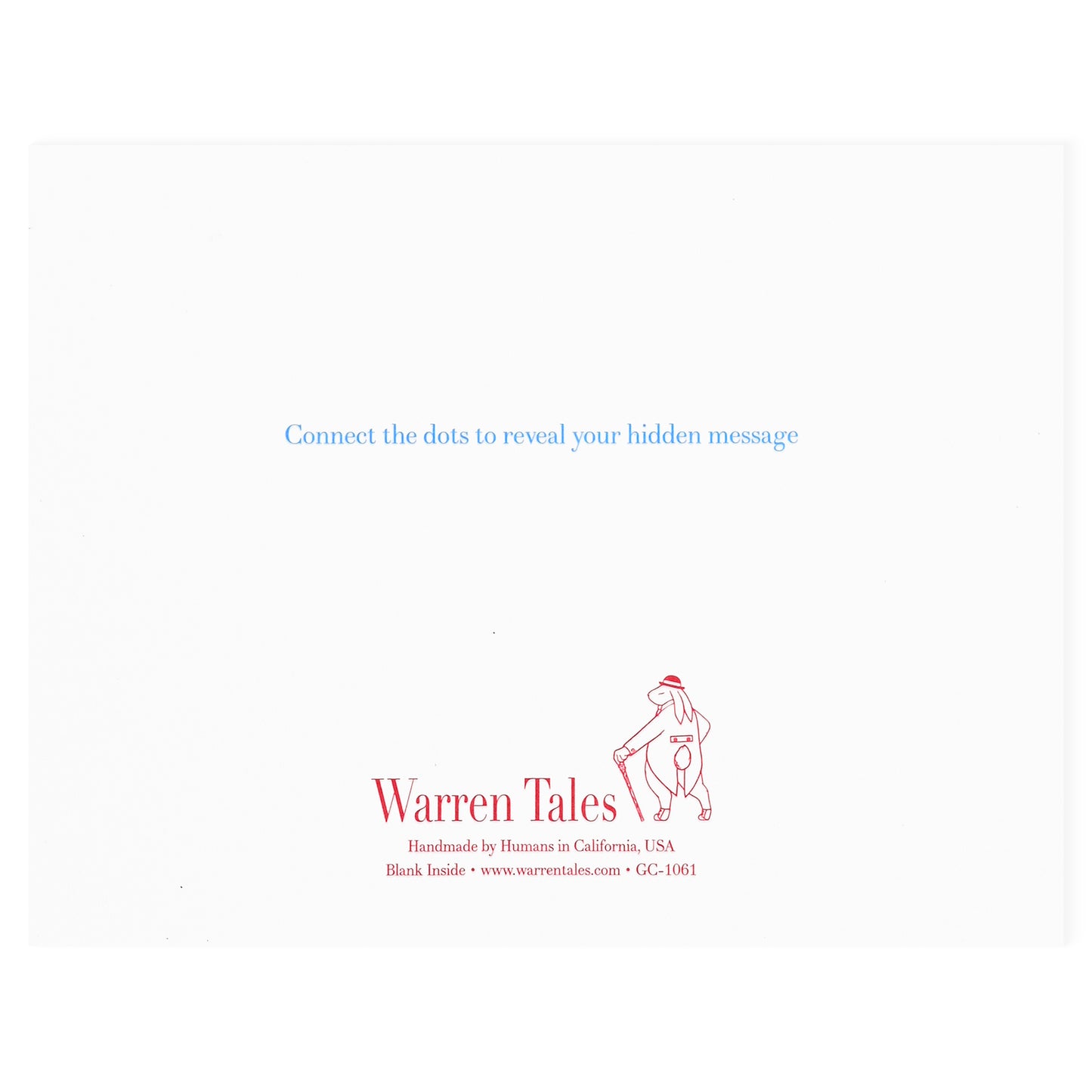 Warren Tales Connect the Dots Happy B-Day Birthday Card 