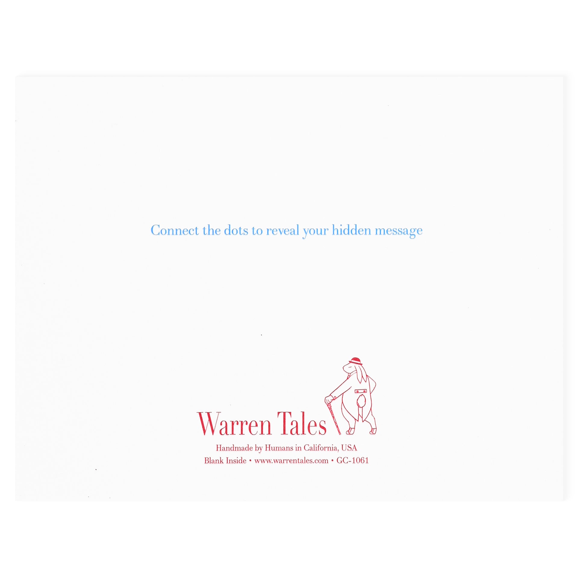 Warren Tales Connect the Dots Happy B-Day Birthday Card 
