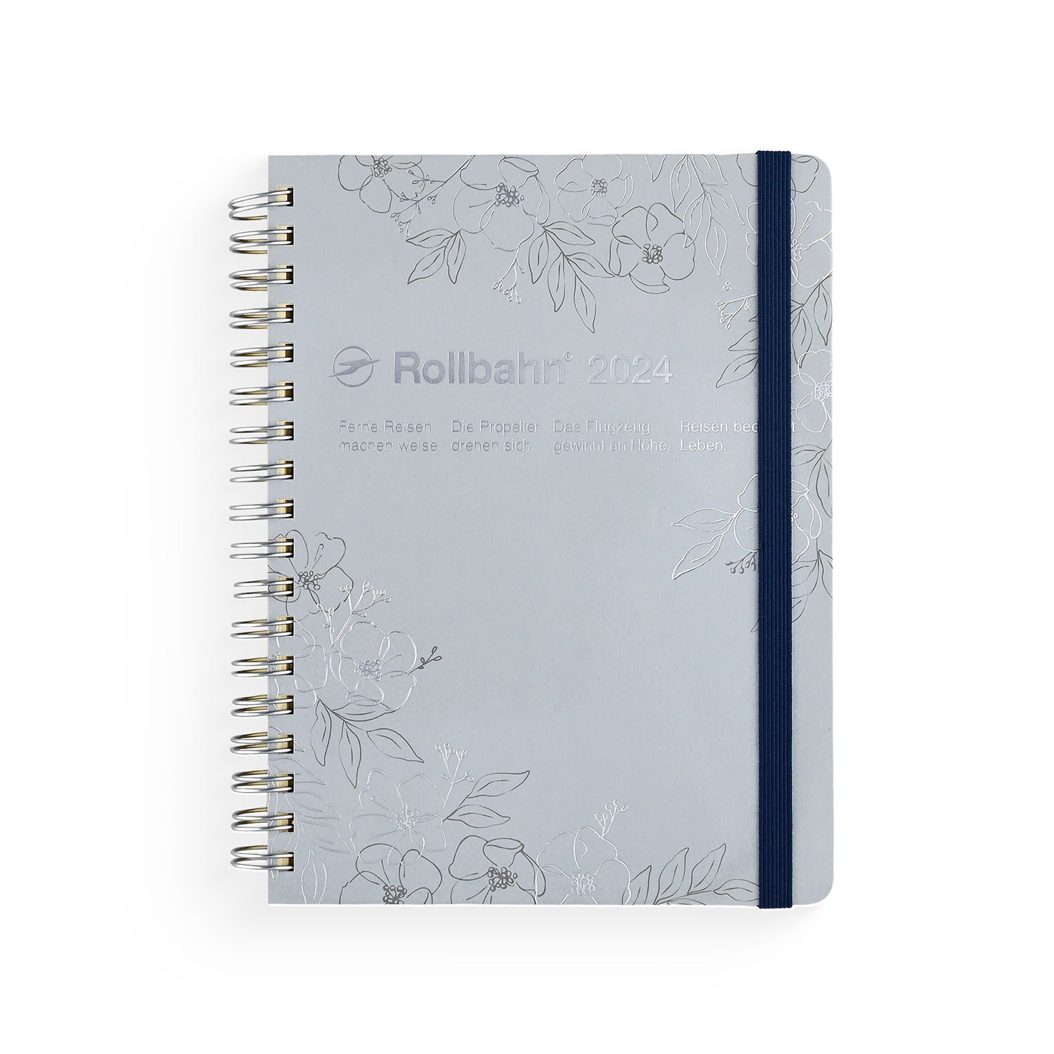 Delfonics Rollbahn 2024 Monthly Planner Leblanc Light Blue | Medium Or Large 