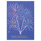 Wrap Birthday Fireworks  Greeting Card 