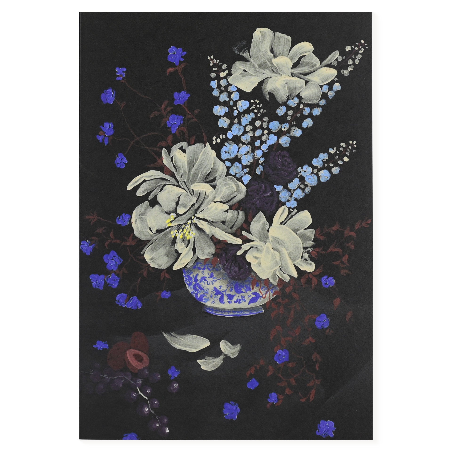Wrap Blue Bouquet Art Card 