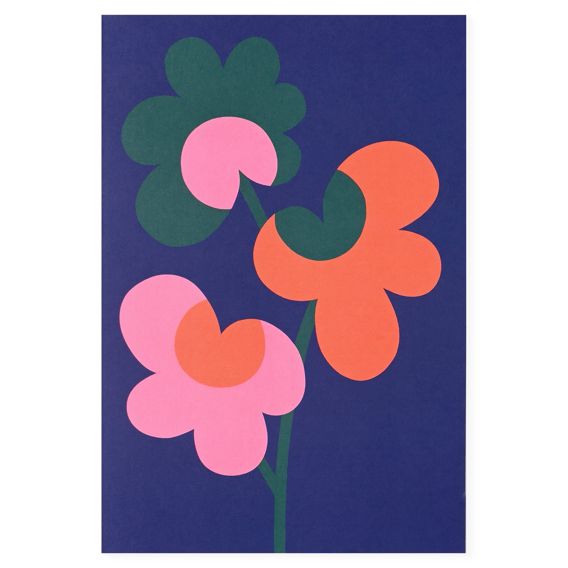 Wrap Flower Trio Art Card 
