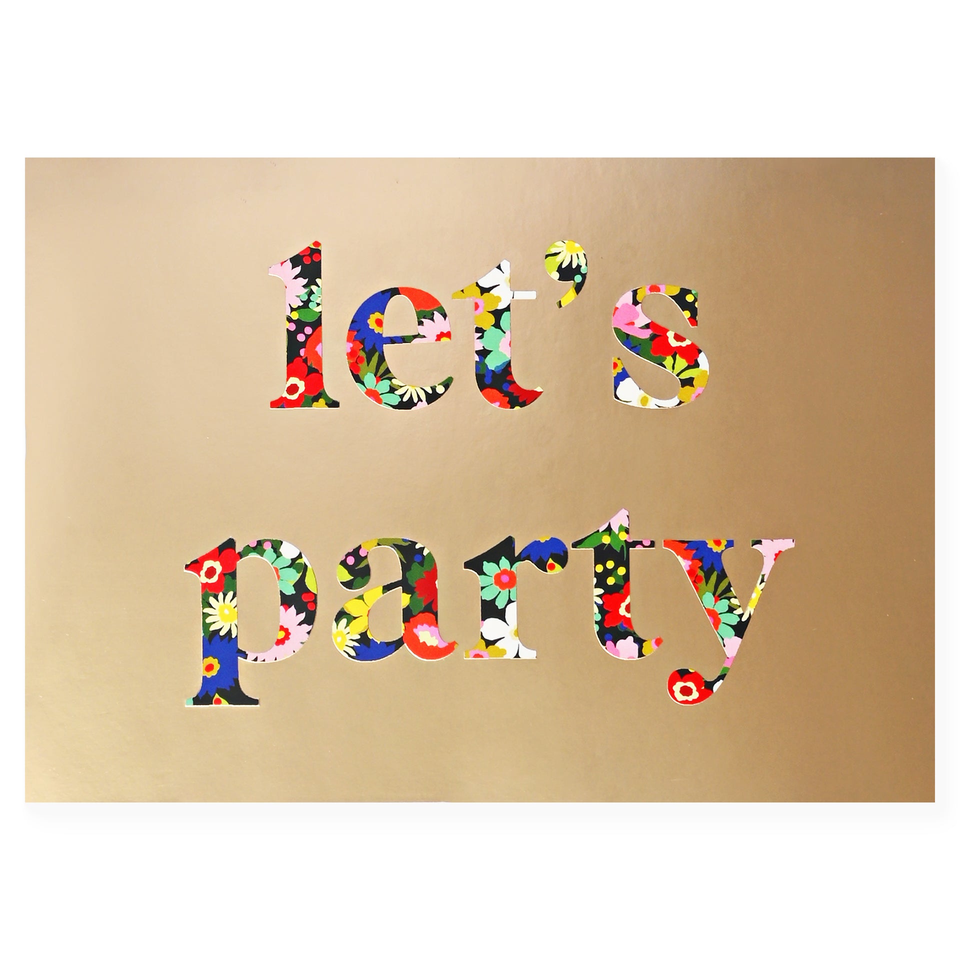 Pavilion Jardin Let's Party Greeting Card