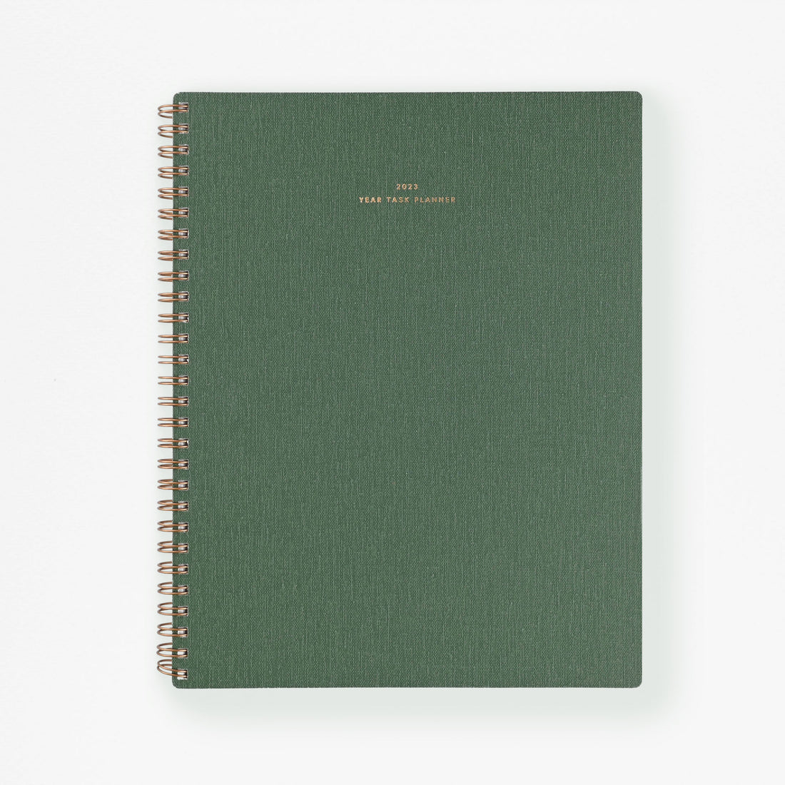 Appointed 2023 Year Task Planner | Mineral Green, Charcoal Gray, Lavender Gray, Fern Green Or Oxford Blue Fern Green