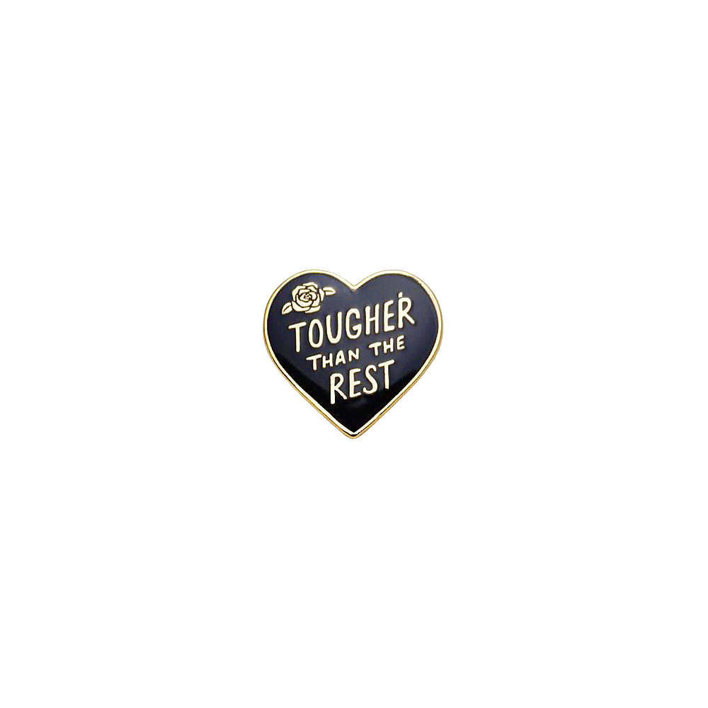 Lucky Horse Press Tough Heart Enamel Pin 