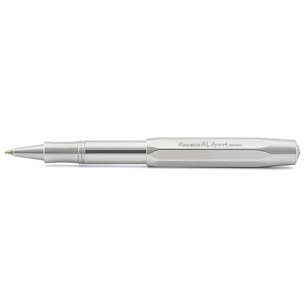 Kaweco AL Sport Raw Aluminum High Gloss Polish Rollerball Pen 