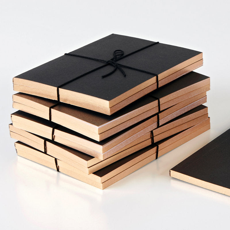 Pocket Notebooks with Rose Gold Edging
