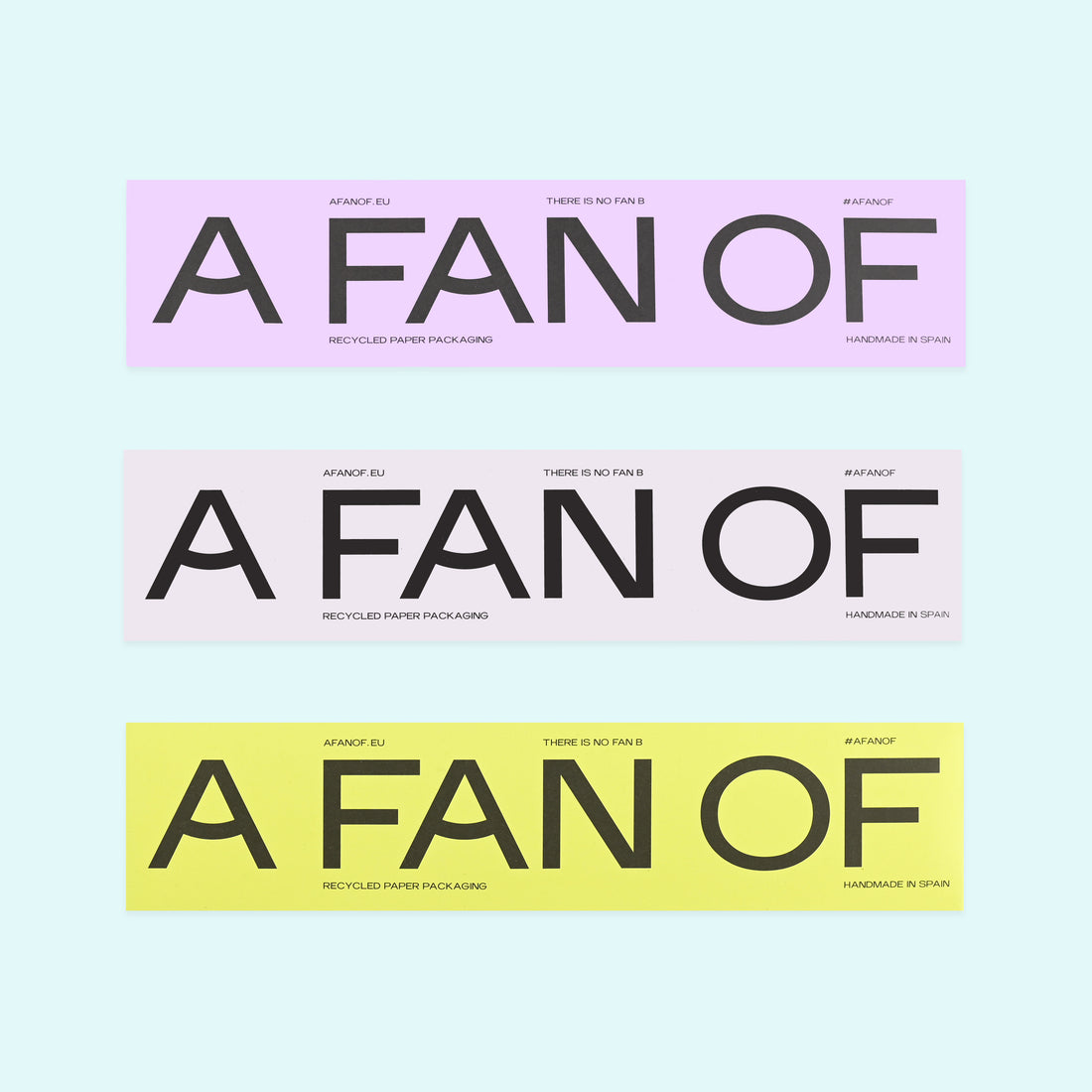 A Fan of & Agustina Mineral Textures Hand Fan 