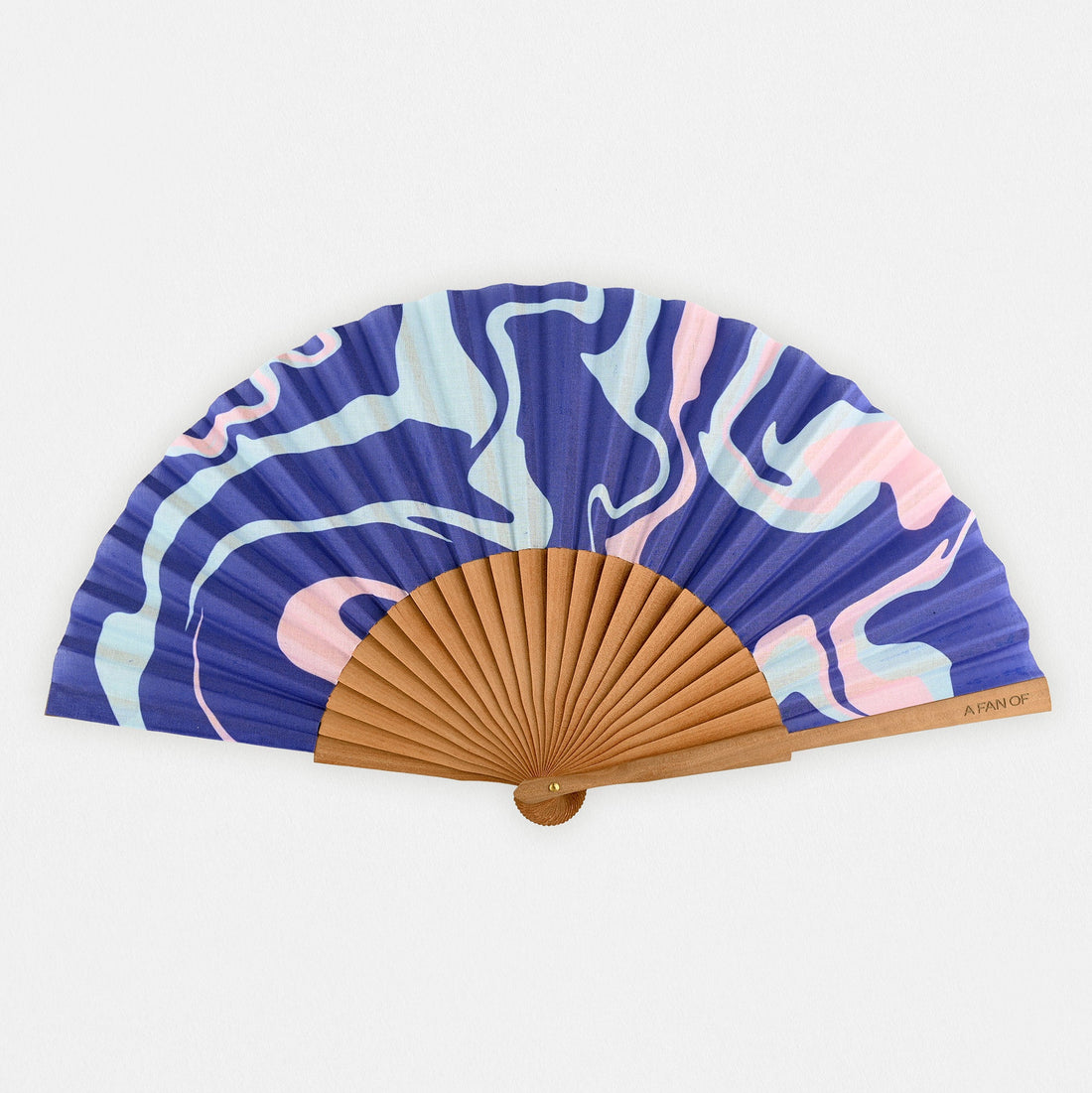 A Fan of & Agustina Mineral Textures Hand Fan 