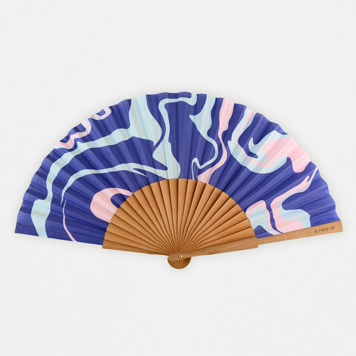 A FAN OF Mineral Textures Hand Fan