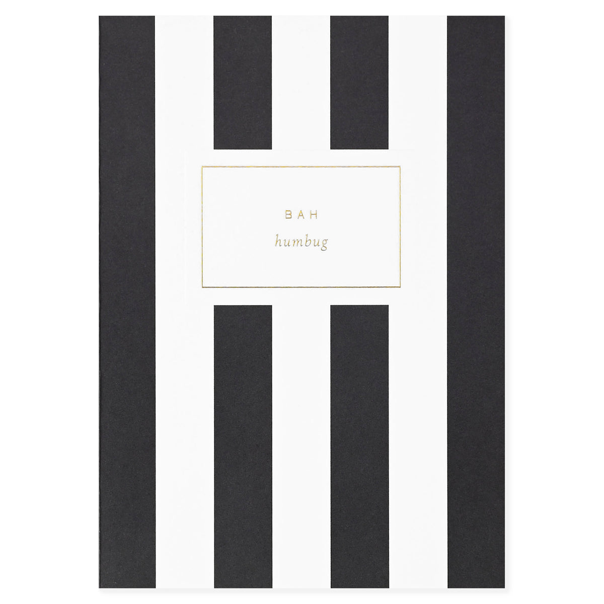 À L'aise Bah Humbug Holiday Card 