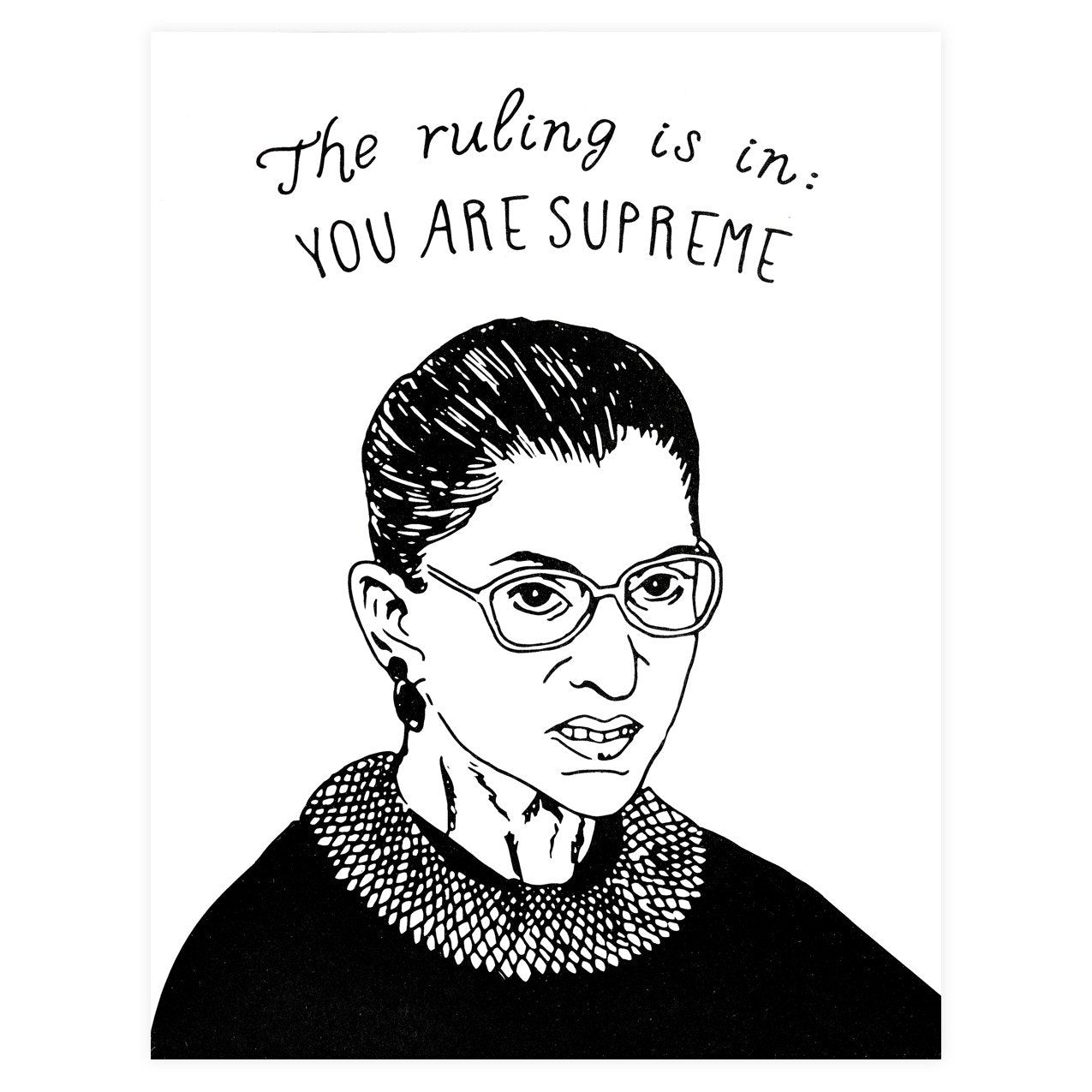 Party of One Paper Ruth Bader Ginsburg You Are Supreme 