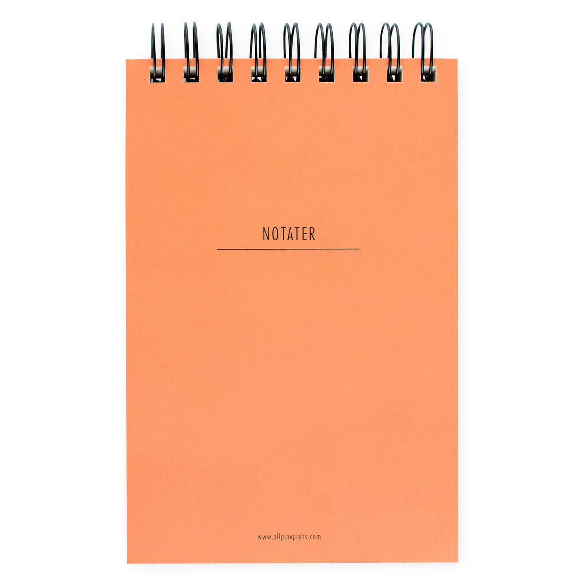 All Pine Press Chunky Spiralbound Notepad | Rusty Red, Turquoise or Light Yellow 