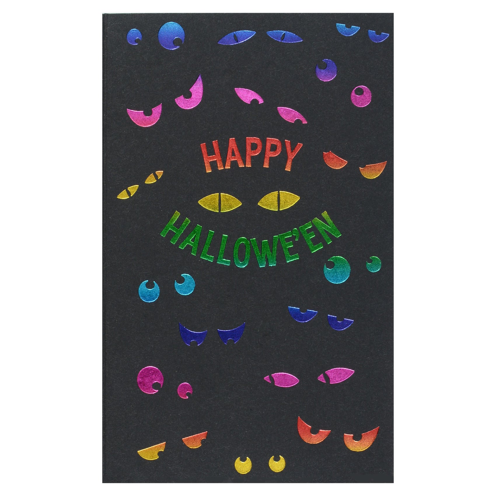 Spooky Eyes Halloween Card