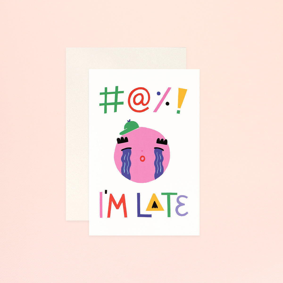 Angelope #@%! I'm Late Greeting Card 
