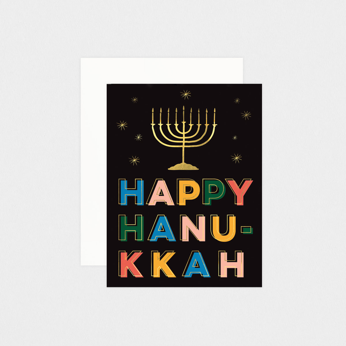 Antiquaria Lights Happy Hanukkah Card