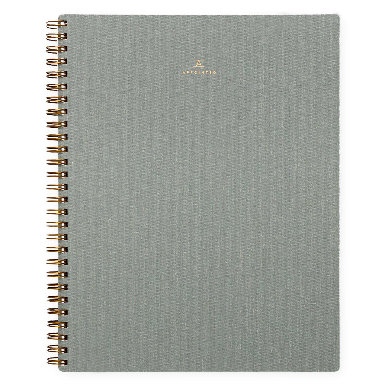 Appointed Dove Grey Notebook | Lined or Grid 