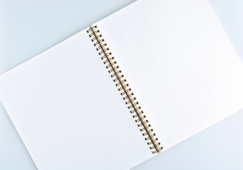 Appointed Chambray Notebook | Lined or Grid 