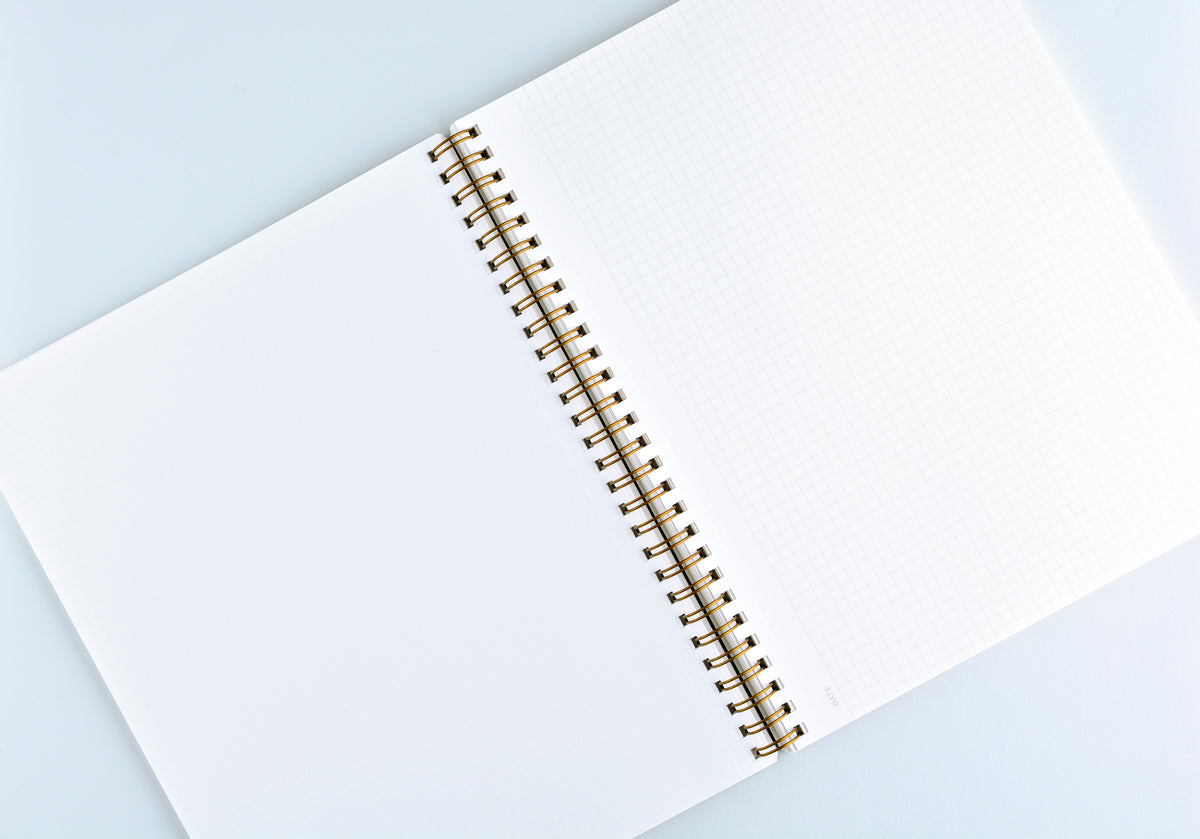 Appointed Charcoal Grey Notebook | Lined or Grid 