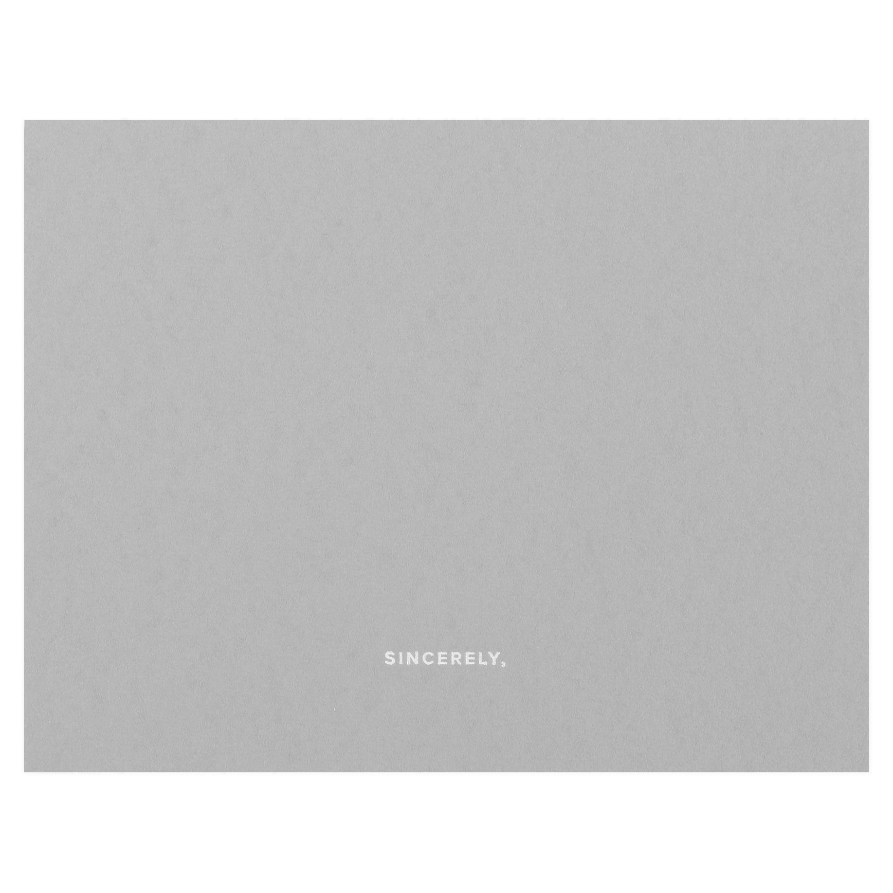 Appointed Sincerely Flat Note Cards 