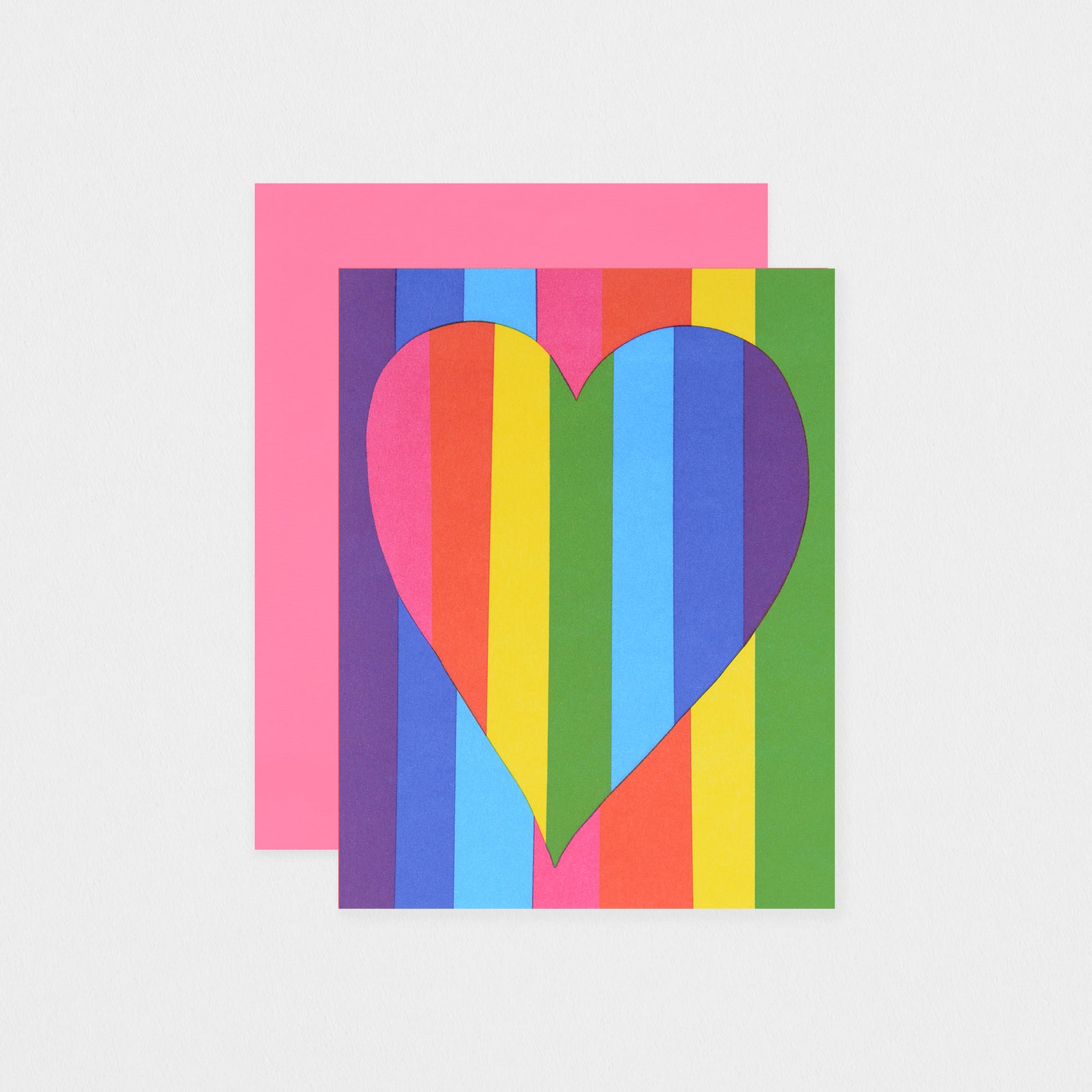 Ashkahn Rainbow Heart Greeting Card 