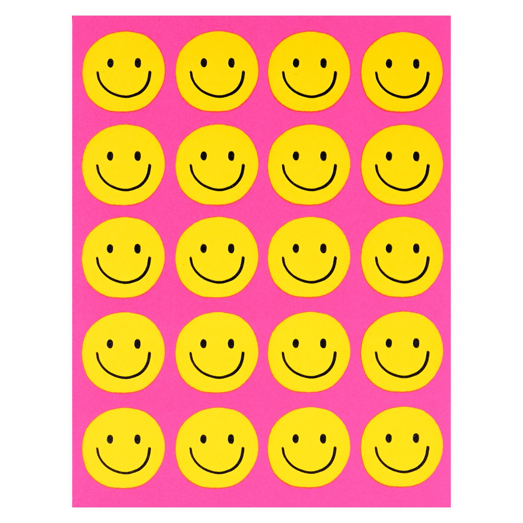 Ashkahn Repeat Smileys Greeting Card 