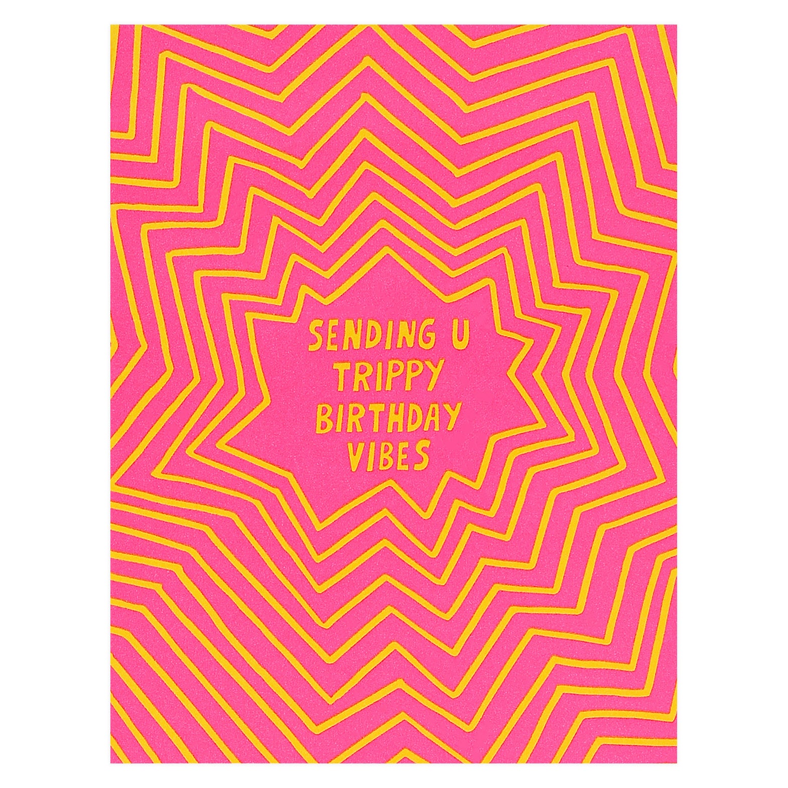 Ashkahn Trippy Birthday Greeting Card 