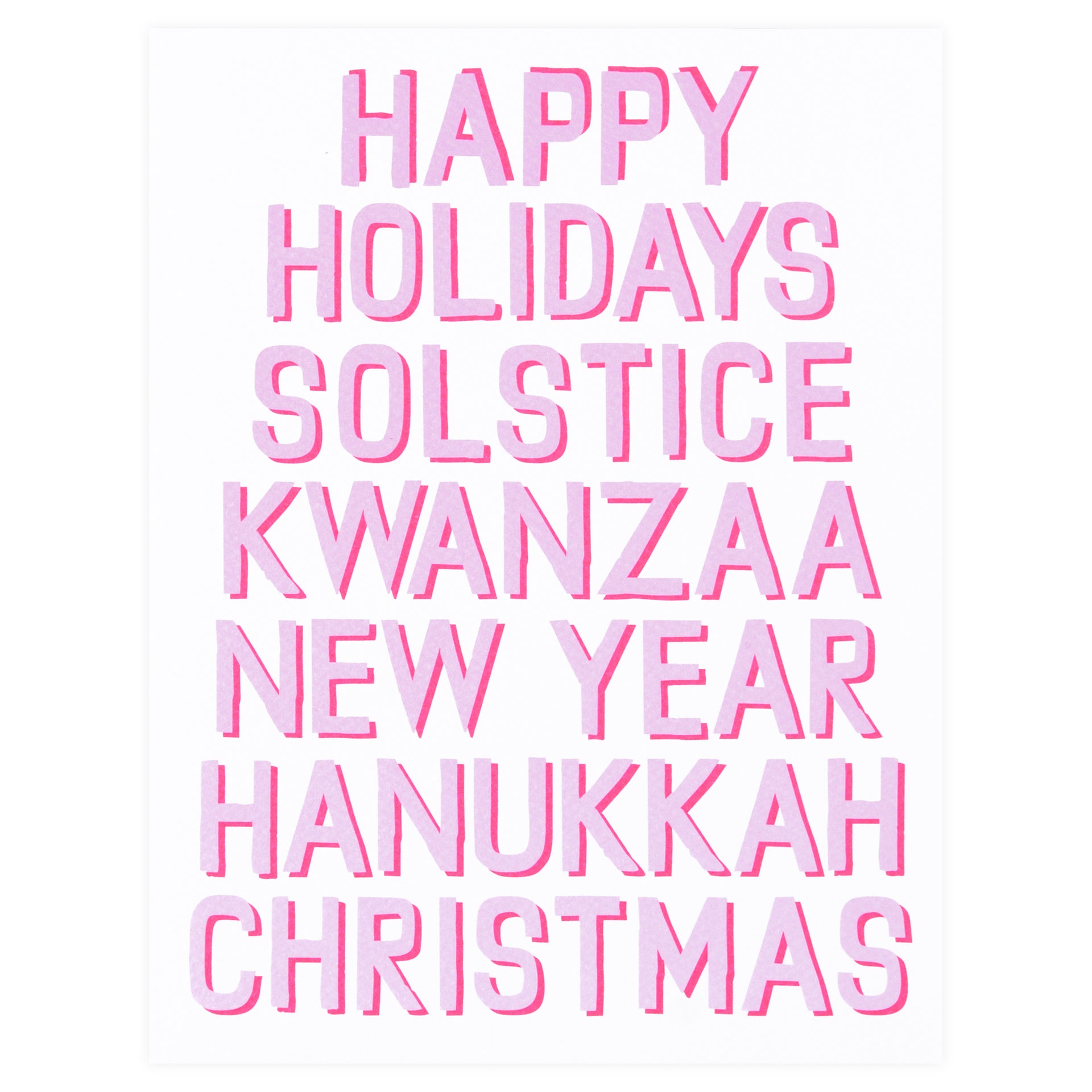 Banquet Workshop Happy Everything Holiday Card 