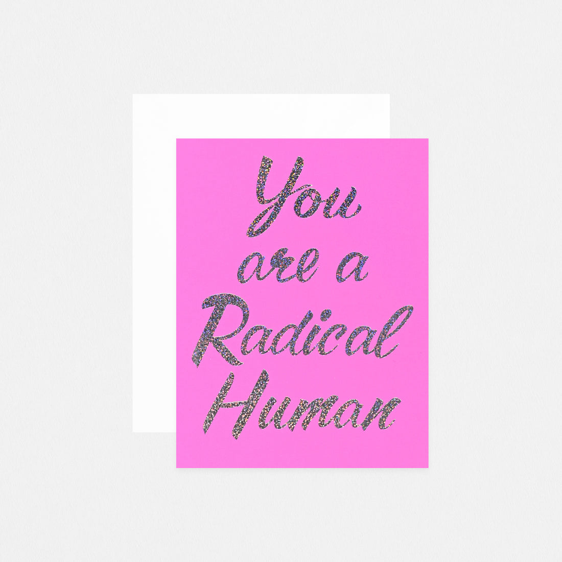 Banquet Workshop Radical Human Hologram Foil Greeting Card 