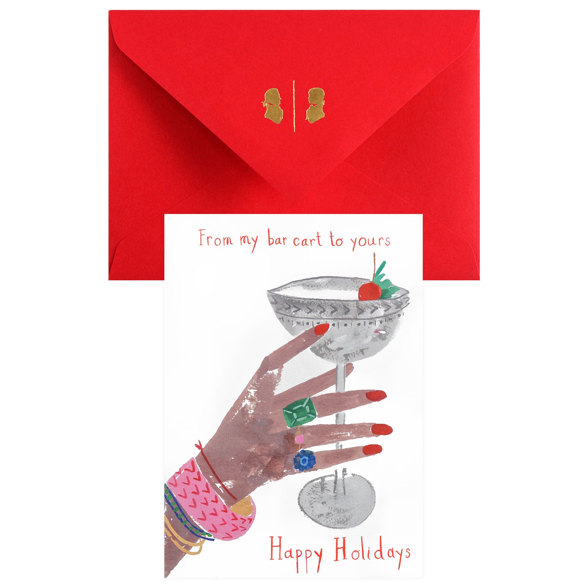 Mr. Boddington's Studio From My Bar Cart Holiday Cards Boxed or Single